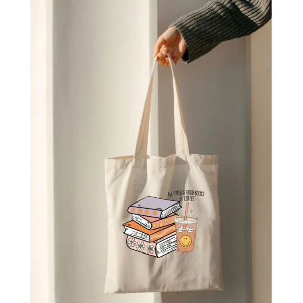 Tote Bags (All i need and good books)