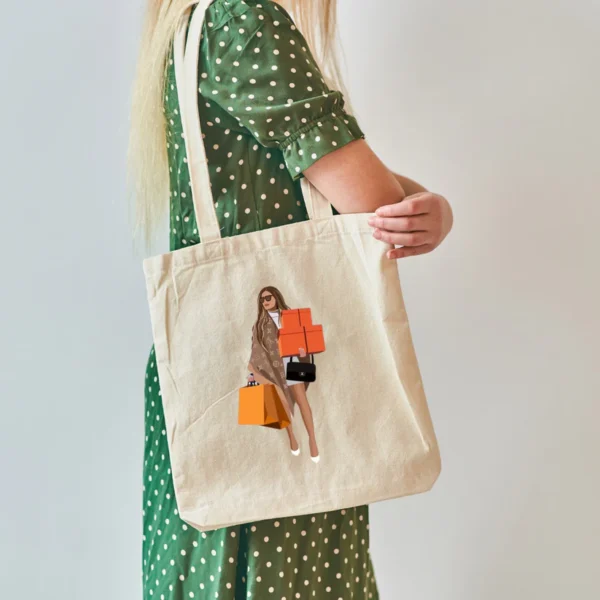 Tote Bags ( Shopping Girl )