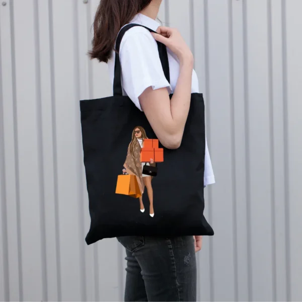 Tote Bags ( Shopping Girl )