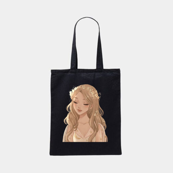 Curly Girl Tote Bags