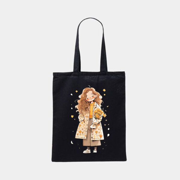 Curly Girl Tote Bags