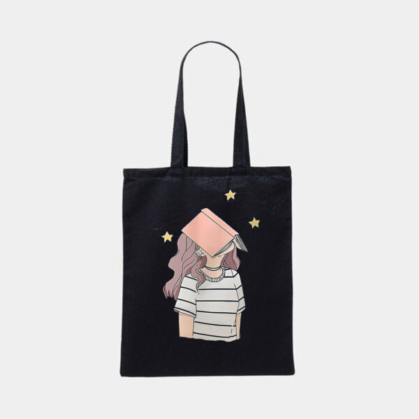 Book Girl Tote Bags