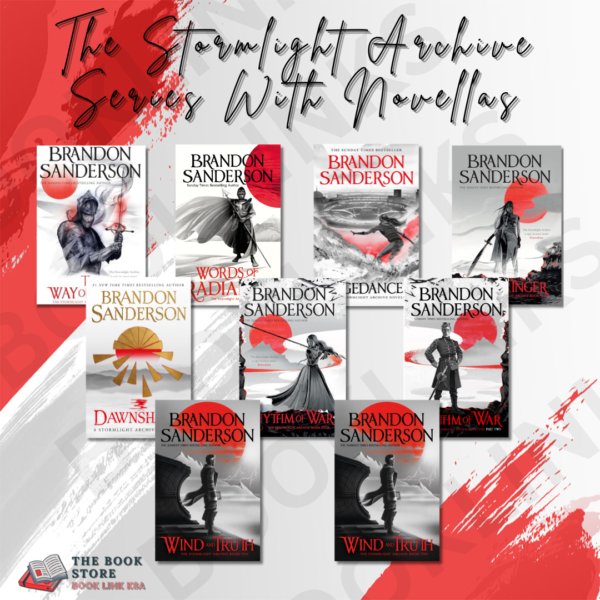 The Stormlight Archive Series by Brandon Sanderson With Novellas